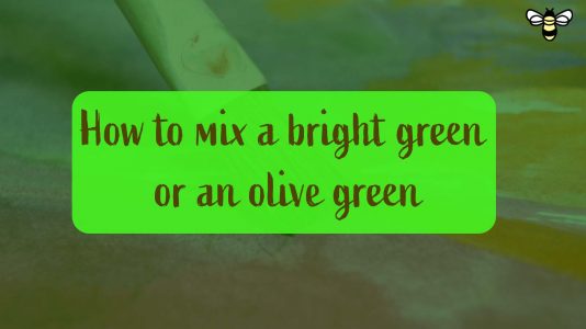 Mixing bright or olilve green
