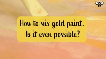 mix gold paint